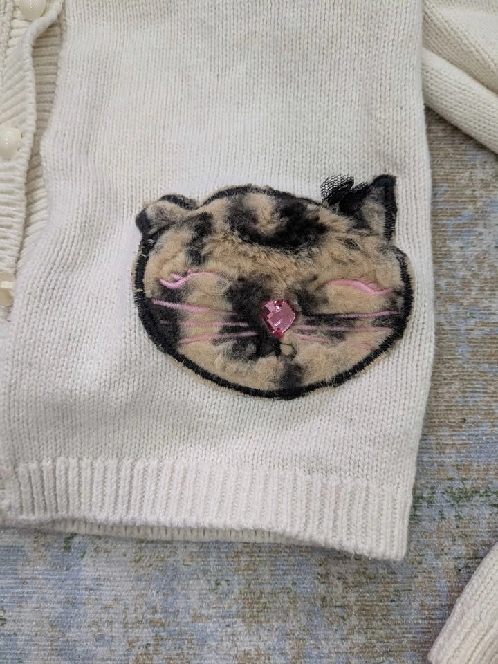Rachel Zoe supercute kitty sweater for girls - photo 2