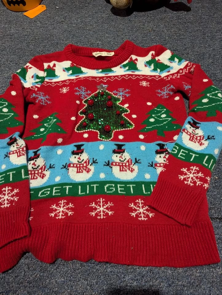 Women's festive lazy sweater for Christmas - photo 3