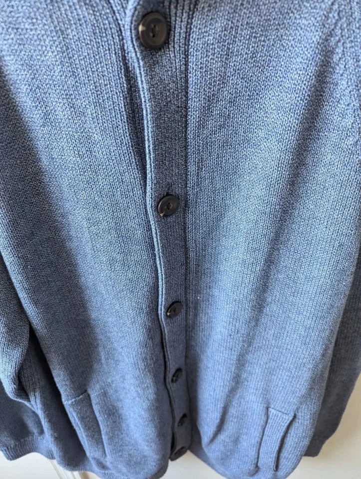 Men's plus size cardigan sweater - photo 3