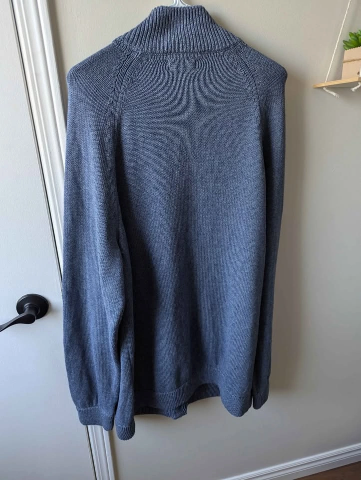 Men's plus size cardigan sweater - photo 5