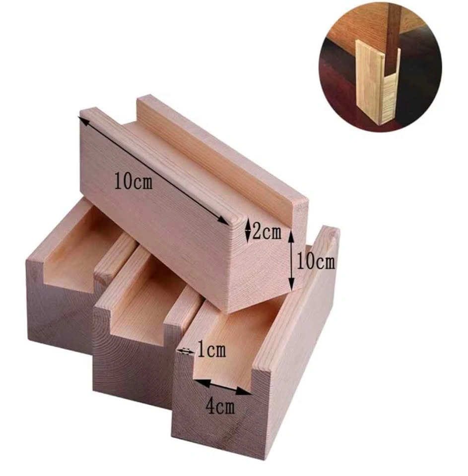 Brand new 4 pcs solid wood heavy duty furniture legs/ risers (10 - photo 2