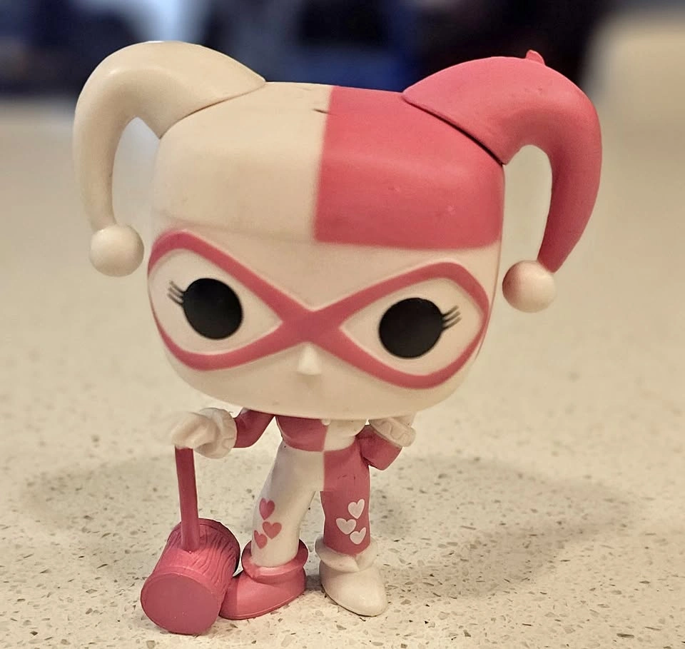 Funko Pop! Harley Quinn Pink and White Vinyl Figure