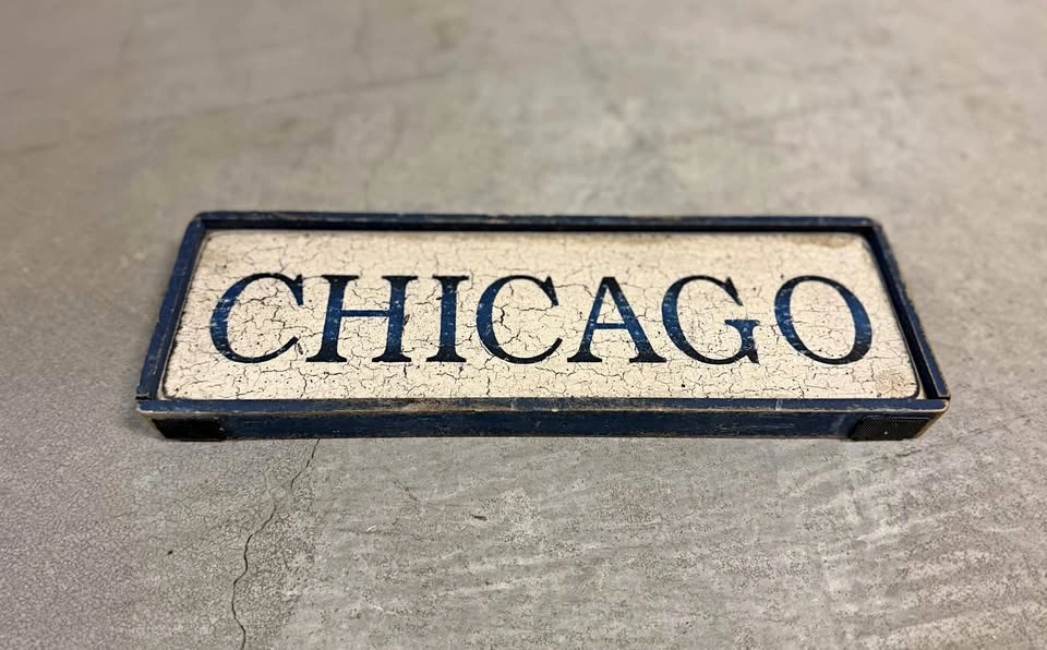 Jones' Old Rustic Sign Co. Chicago Wooden Sign