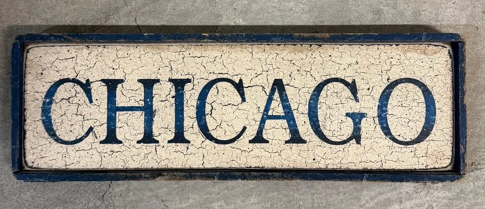 Jones' Old Rustic Sign Co. Chicago Wooden Sign - photo 2