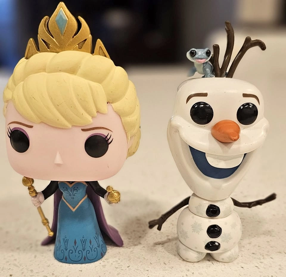 Disney Frozen Funko Pop Elsa and Olaf Figures