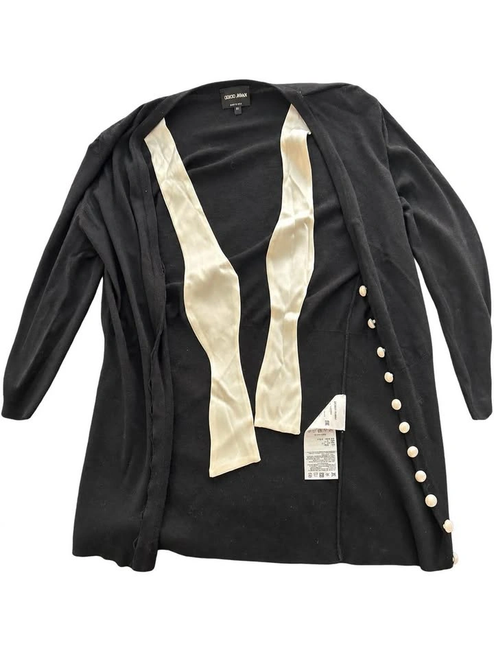 Giorgio Armani Silk Wool Cardigan- Size Large - photo 5