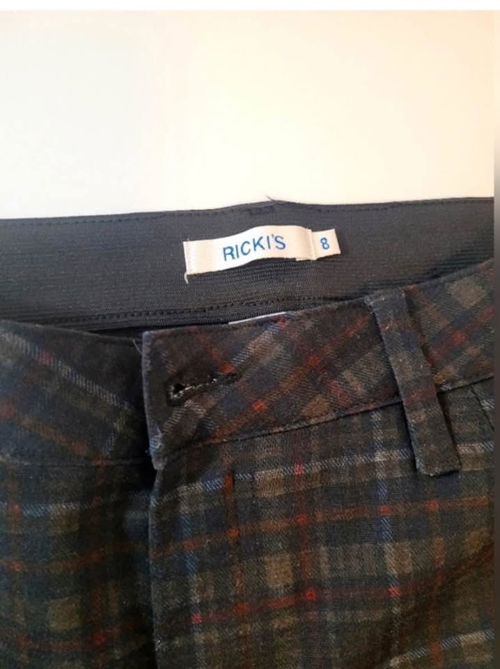 Ricki's Plaid Pants Woman's Size 8 - photo 5