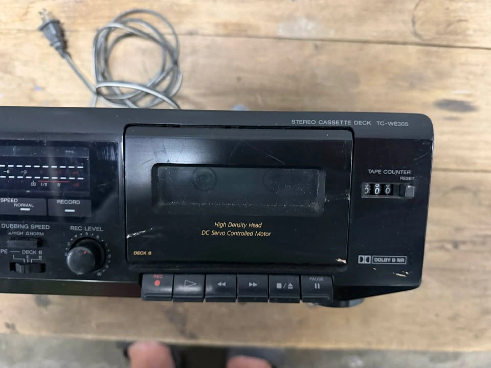 Vintage Sony TC-WE305 Stereo Cassette Deck - photo 3