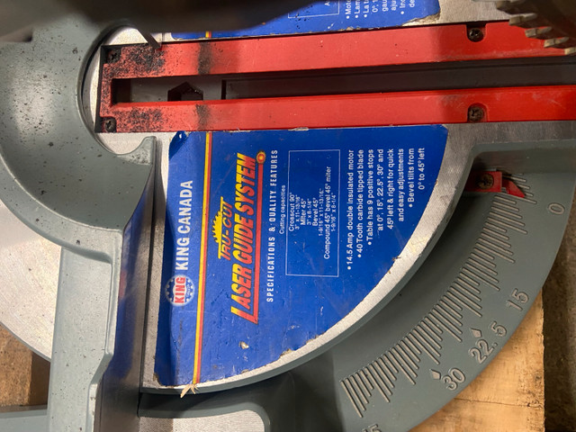 King Canada 10” sliding Miter Saw - photo 5