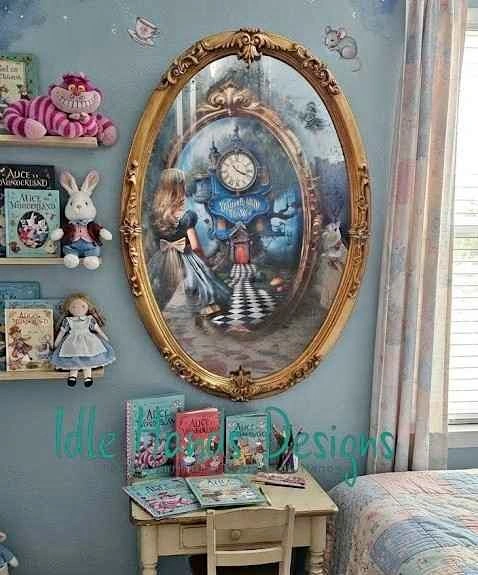 Distressed Wall Mirror - Alice Looking Glass
