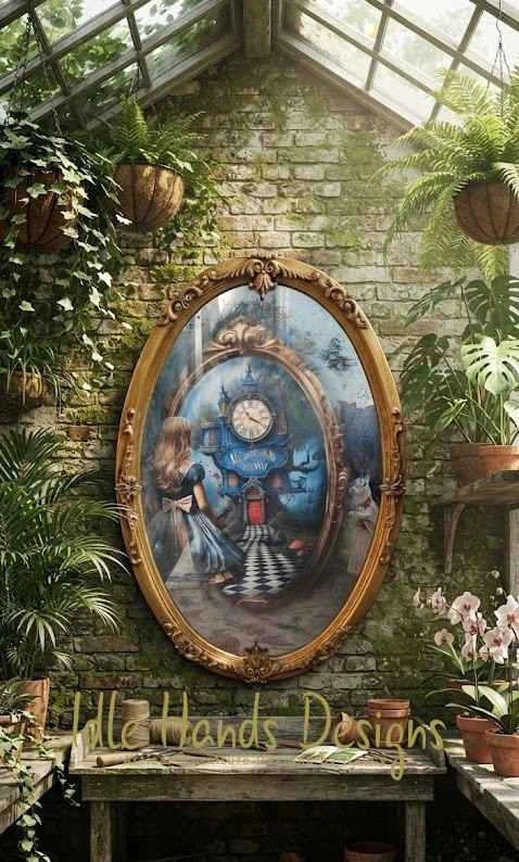 Distressed Wall Mirror - Alice Looking Glass - photo 4