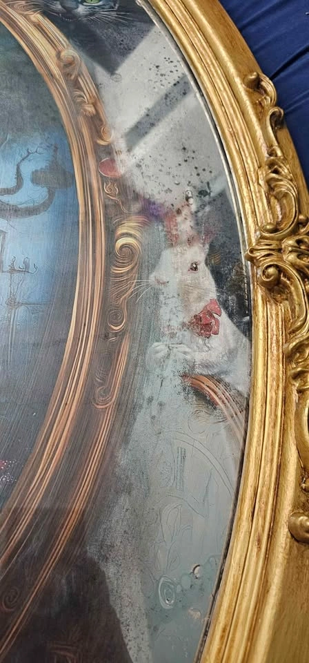 Distressed Wall Mirror - Alice Looking Glass - photo 5