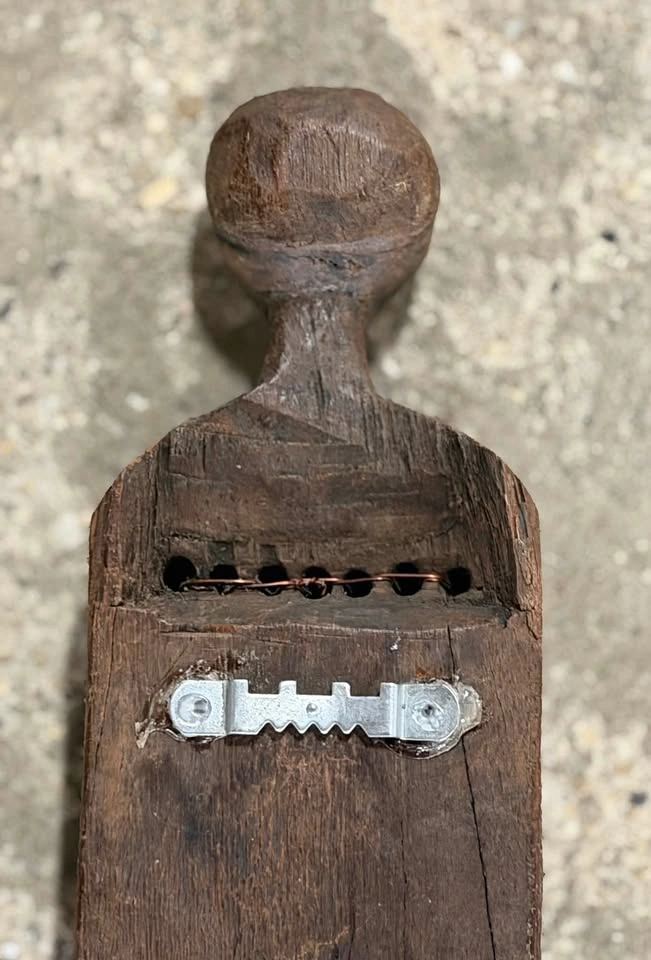 Vintage Hand-Carved African Kalimba Thumb Piano - photo 5