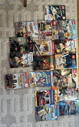 LEGO Scholastic Book Lot 17 Pcs - Ninjago City Star Wars DC - photo 2