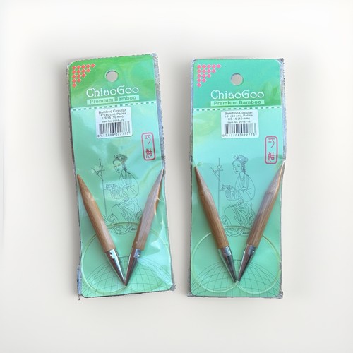 NEW ChiaoGoo Premium Patina Bamboo Circular Knitting Needles