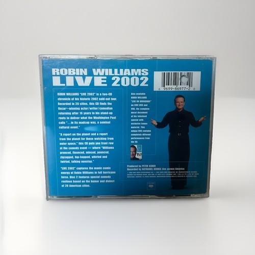 ROBIN WILLIAMS Live 2002 CD Set "LIKE NEW" - photo 2