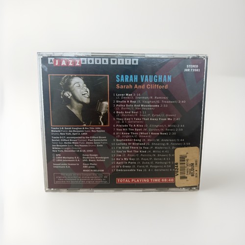 Sarah & Clifford Sarah Vaughan CD - photo 3
