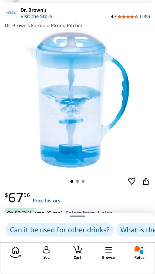 Dr brown mixing pitcher - photo 4