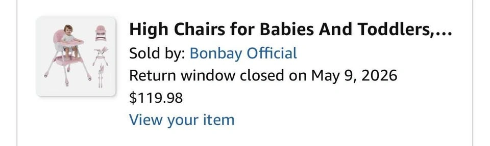 Baby high chair - photo 2