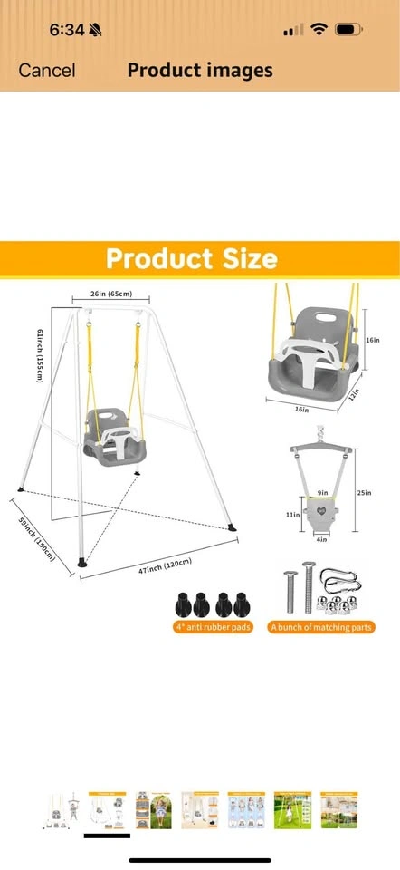 Baby swing set and jumper - photo 2