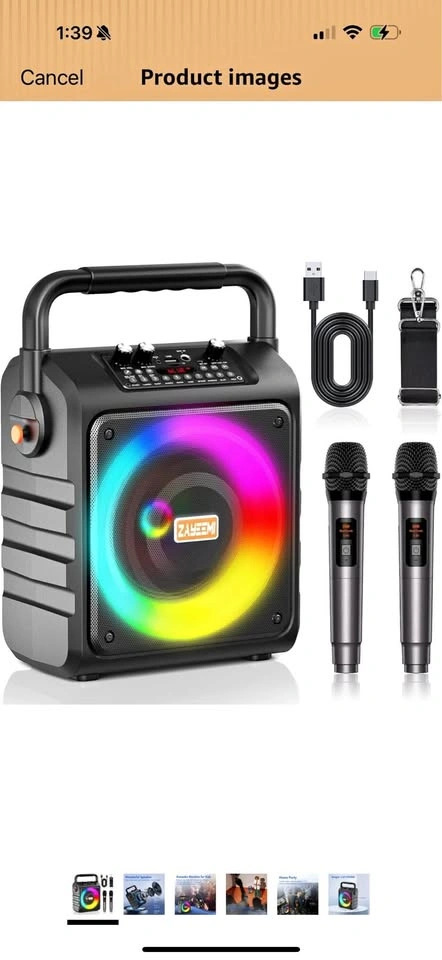 Karaoke with 2 mics / microphones