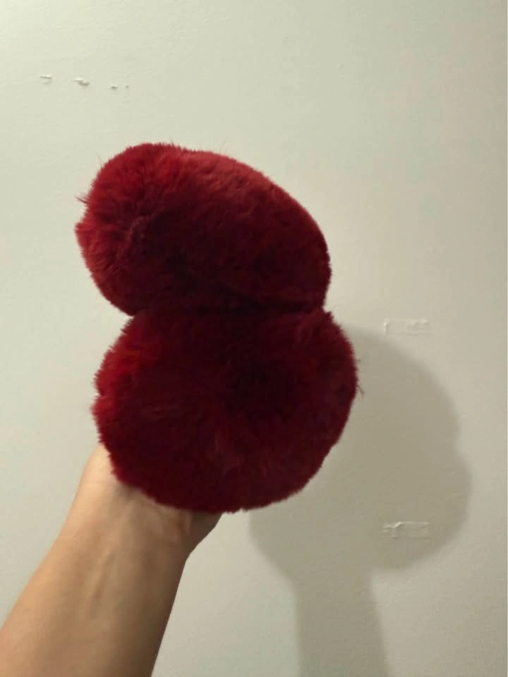 Plush ear muffs for winter - photo 3