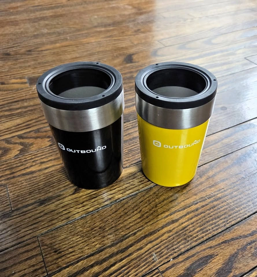 2 x Outbound Can Cooler Cozy Insulated Mug - For 355ML Cans