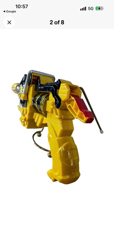 Vintage Power Rangers Deluxe Dino Super Charge Morpher Yellow Bl - photo 2