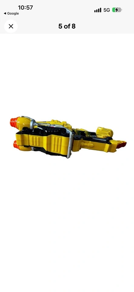Vintage Power Rangers Deluxe Dino Super Charge Morpher Yellow Bl - photo 5