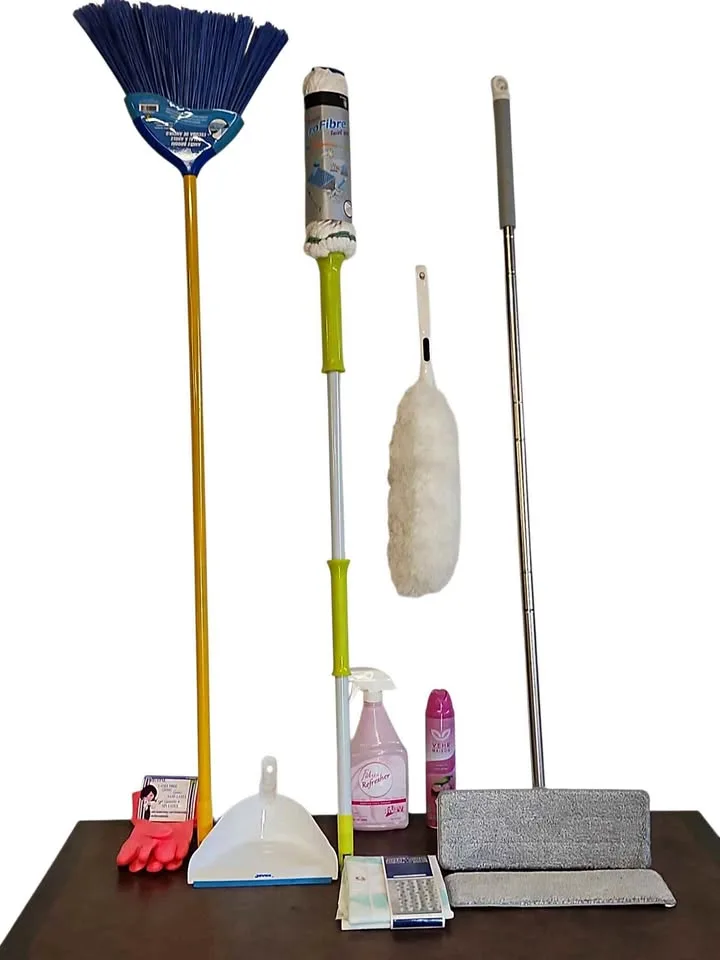 NEW Set of 10 tools for cleaning sweeping, mopping thumbnail
