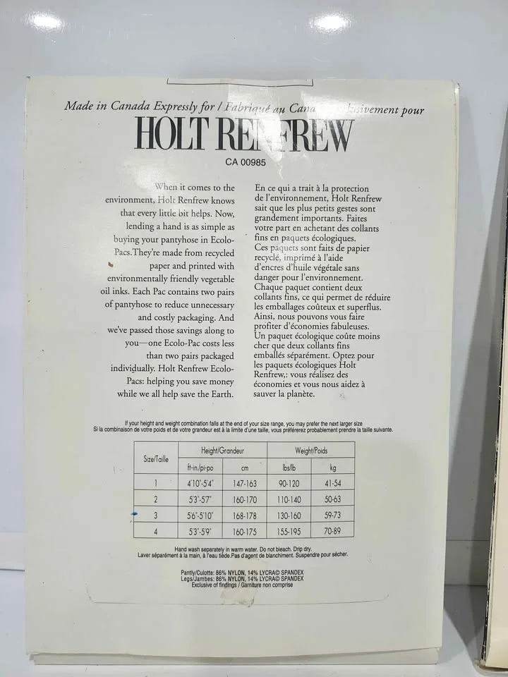 50% off Pantyhose (3 Pairs) DKNY & Holt Renfrew - $20  🥕 image indicator(4)