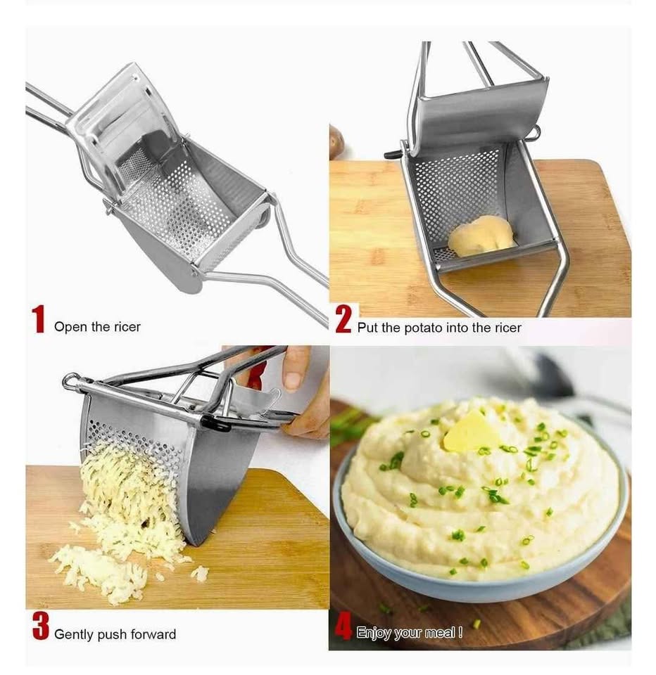 NEW Inox Stainless Steel Vegetable Press - photo 2