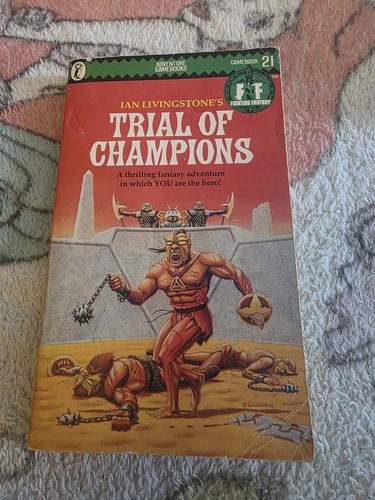 Fighting Fantasy gamebook #21 Trial of Champions