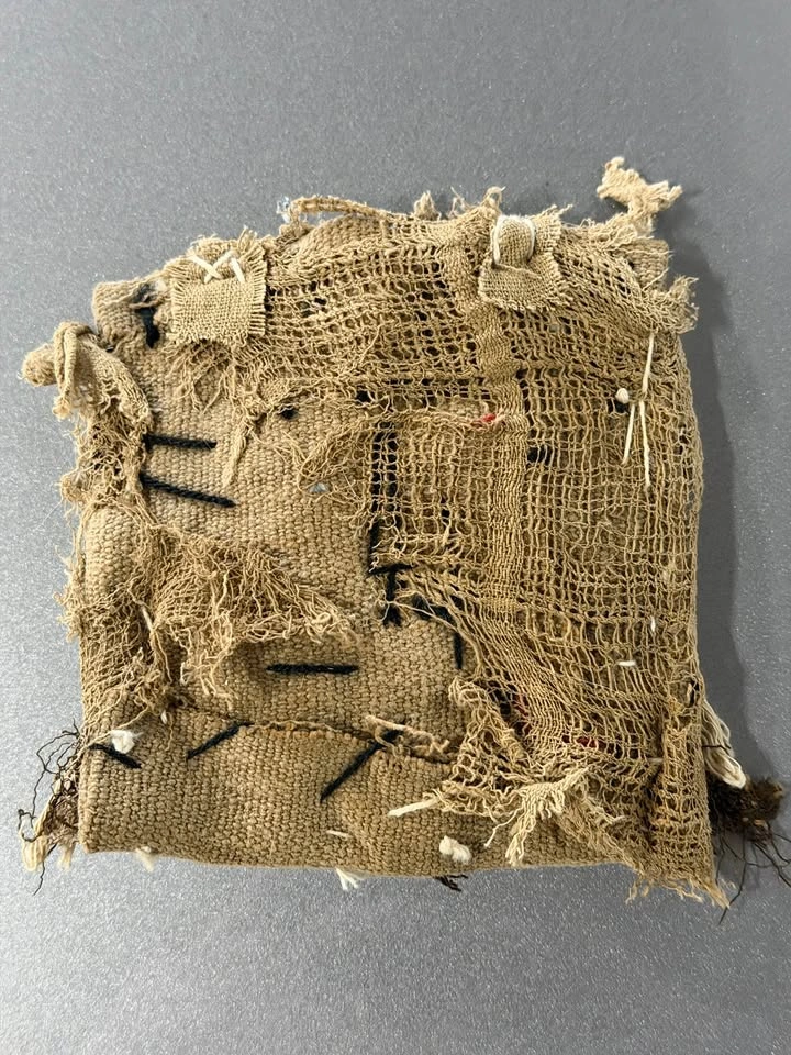 Pre-Colombian Handwoven Textile Face Mask - photo 4