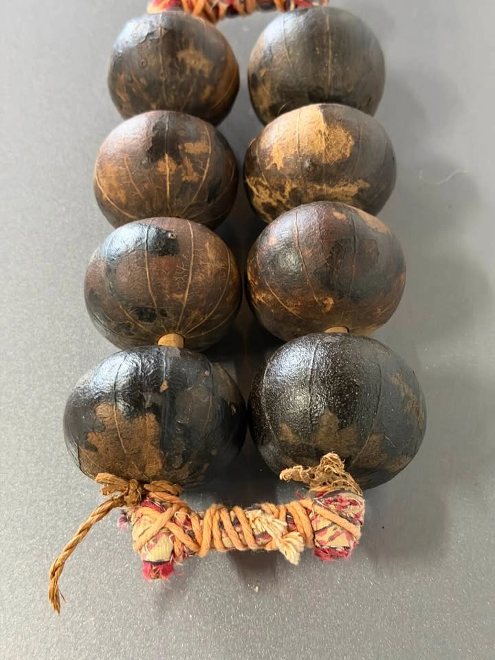 Vintage African Seed Pod Leg Rattle - photo 4