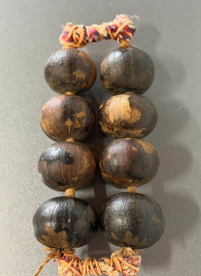 Vintage African Seed Pod Leg Rattle - photo 5