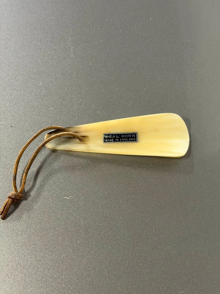 Vintage Real Horn Shoehorn Made in England - photo 3