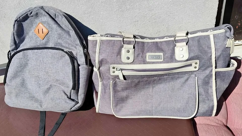 Baby Essentials Backpack and Carter's Diaper Bag Combo thumbnail