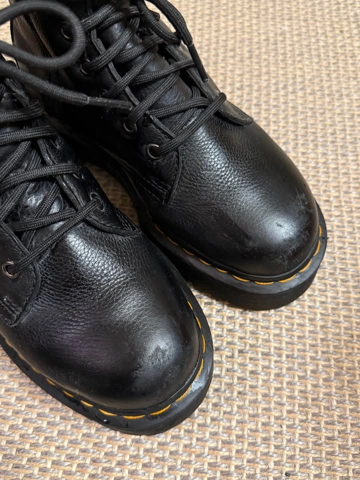 Dr. Martens Jadon FL Faux-Fur Lined Platform Boots - US 6 - photo 4