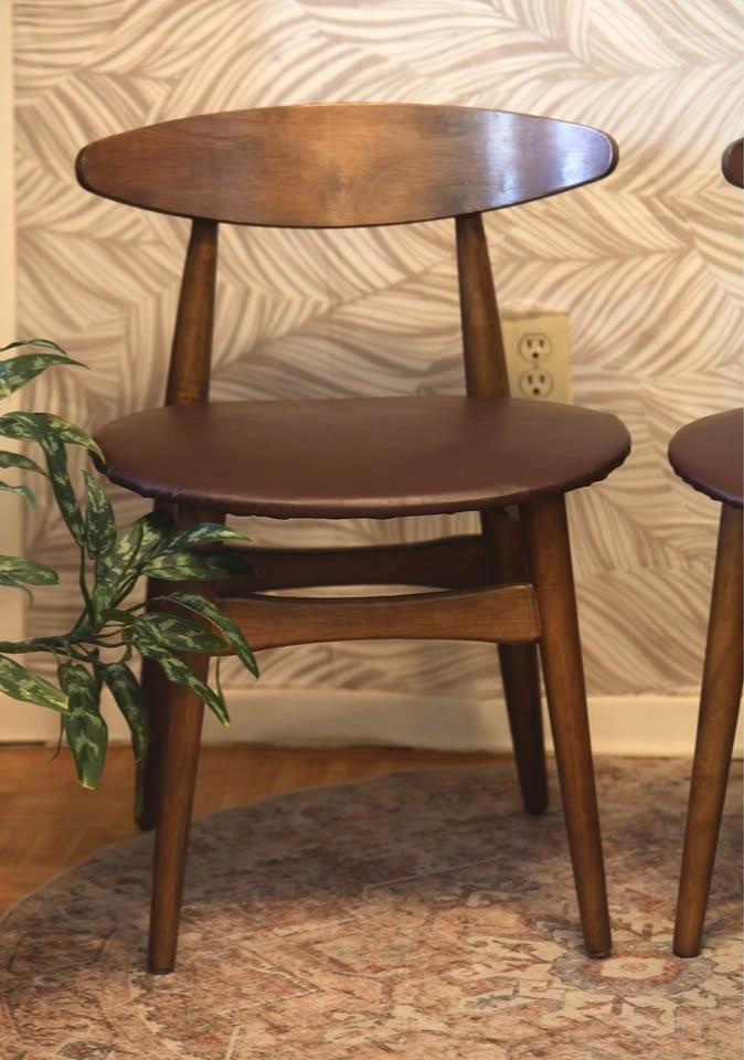 Pair of Mid-Century Modern Dining / Accent Chairs (Newly Reuphol - photo 4
