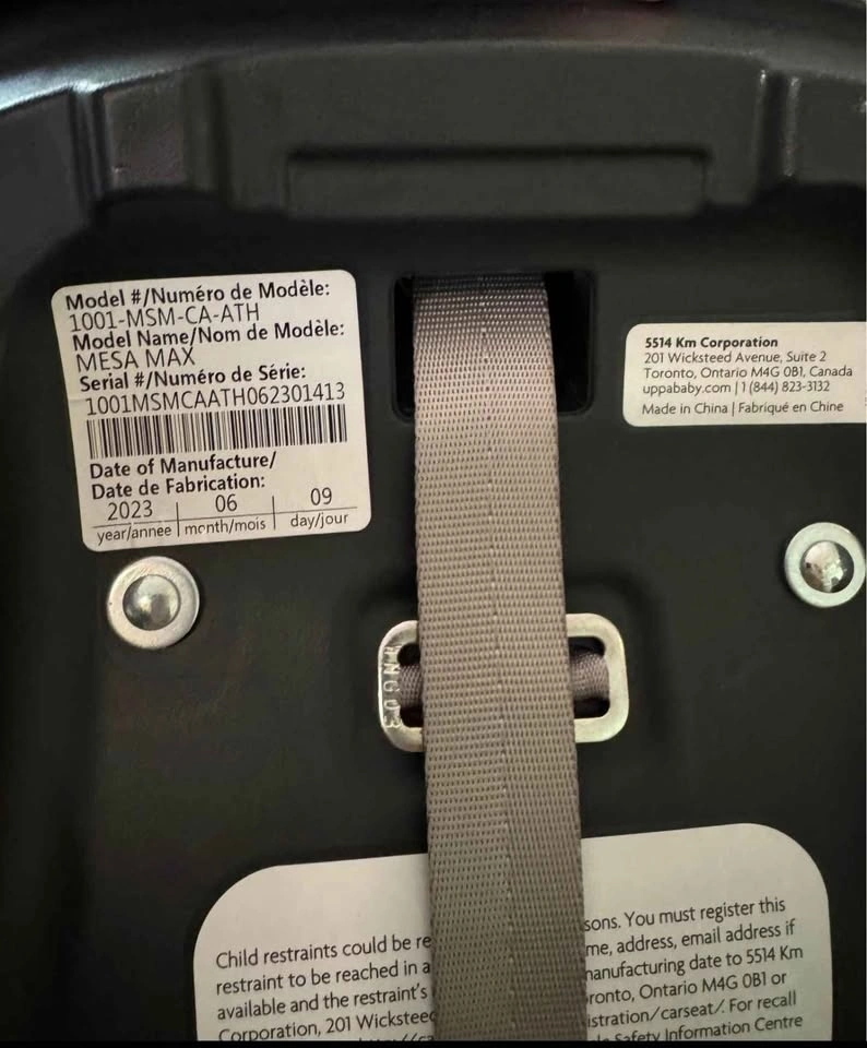 UPPAbaby Mesa Max Infant Car Seat + Base – Expiry 2030 - photo 4