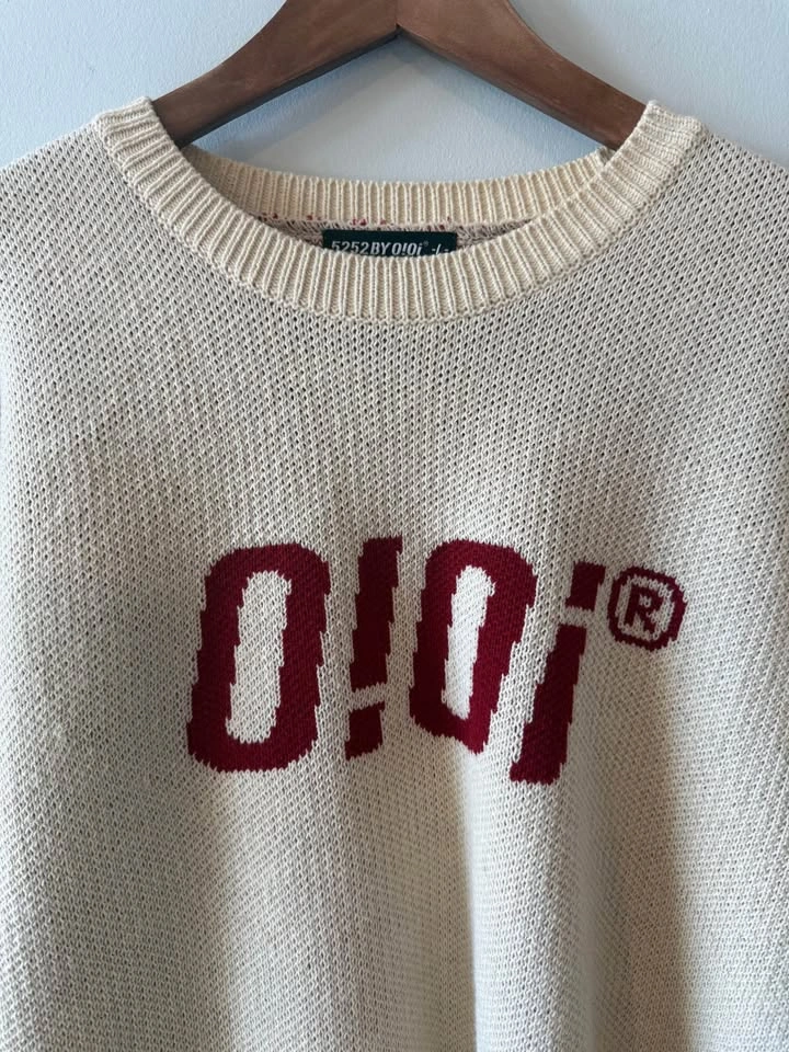 L Size Ivory Knit Sweater - photo 2