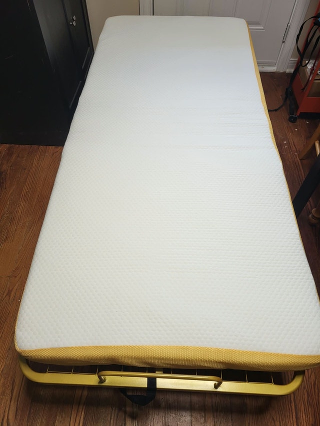 Cyclysio 75 X 31'' Folding Bed with Mattress and Storage Cover - photo 2