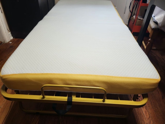 Cyclysio 75 X 31'' Folding Bed with Mattress and Storage Cover - photo 5