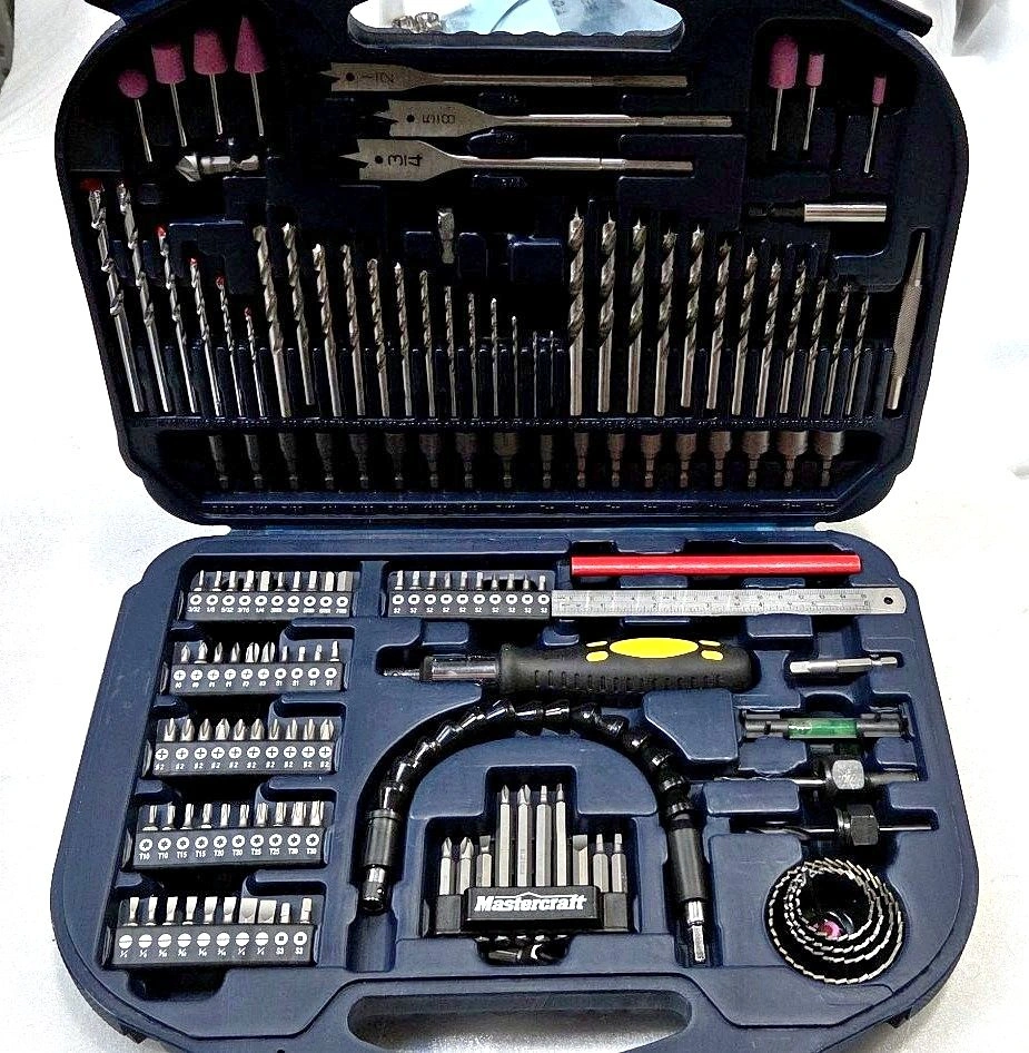 Mastercraft Drill & Screwdriver Bit Set – Brand New