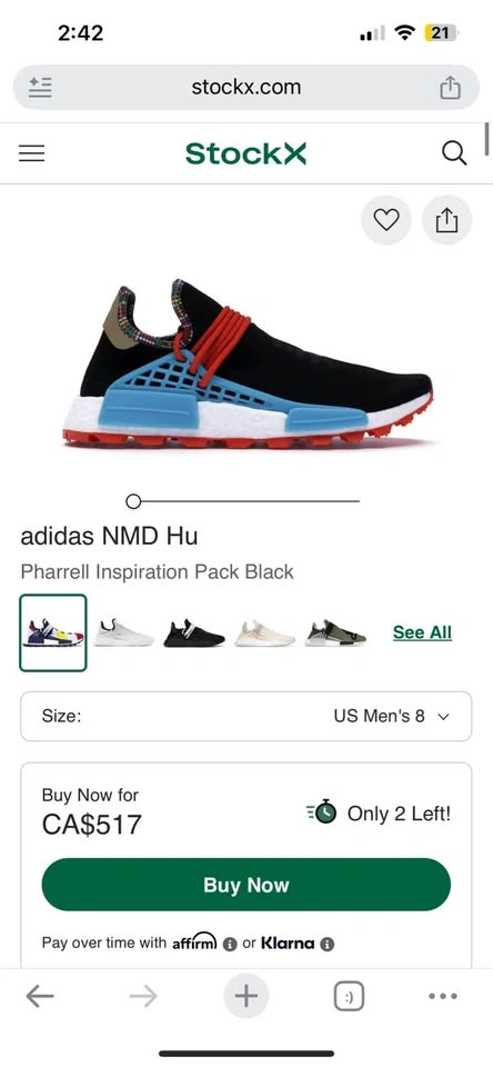 adidas NMD Hu Pharrell Inspiration Pack Blue - photo 4
