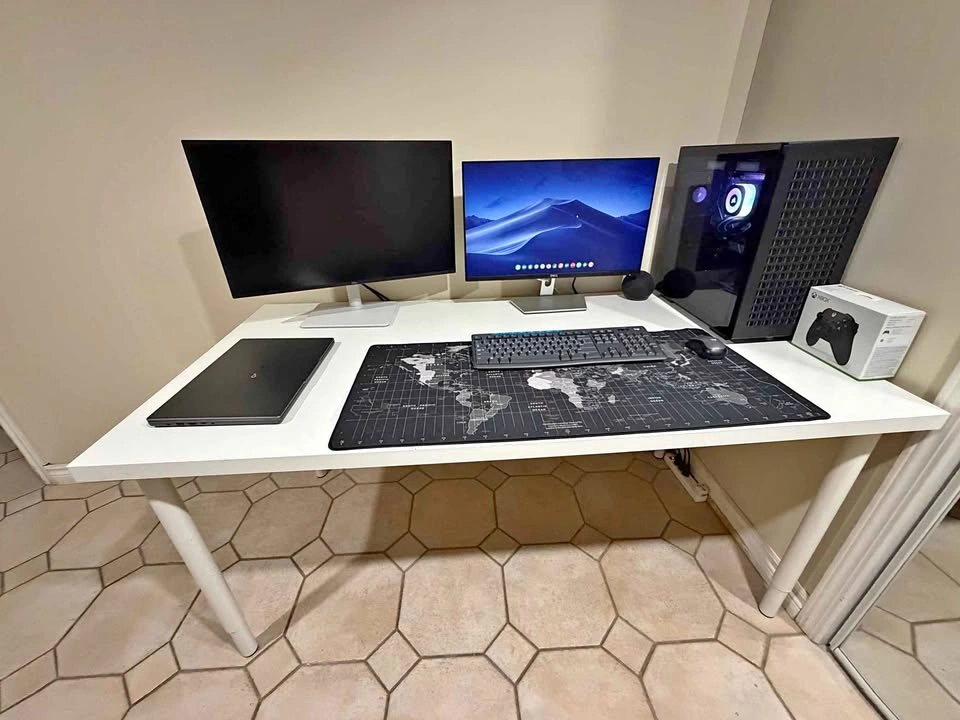 IKEA Linnmon / Olov White Desk