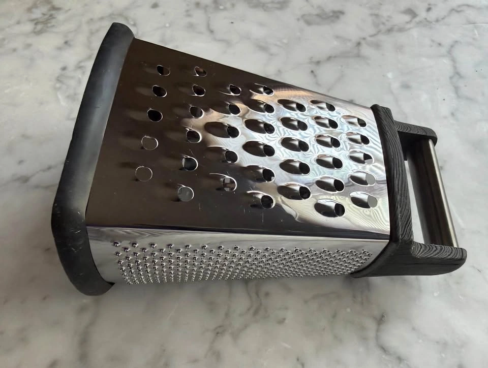 Stainless Steel Cheese Grater Set - Box Grater + Cone Grater - photo 3