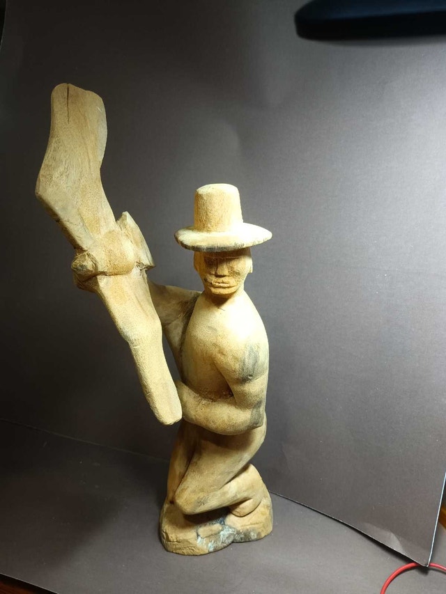 Navajo Wood Carving by L.T. Shepard
