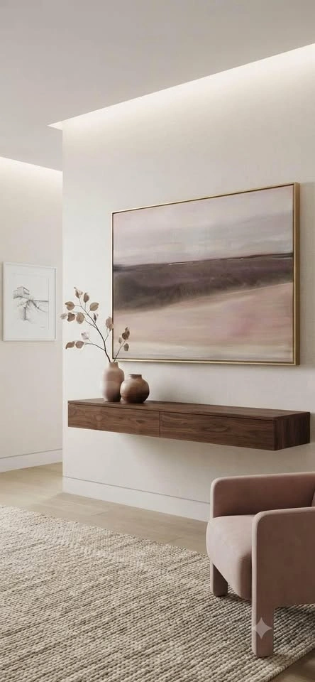 Large Original Landscape Abstract Canvas Wall Art 40x60" - photo 2